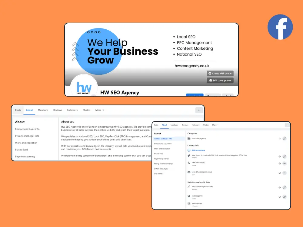 Facebook Profile Setup