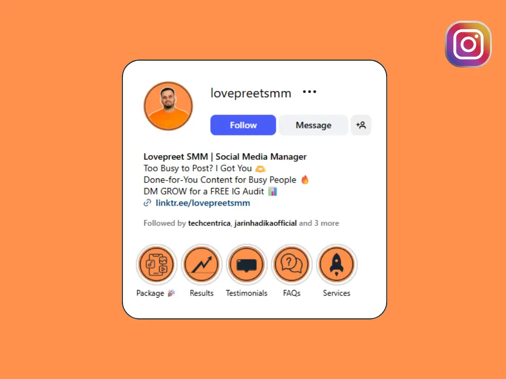Instagram Profile Setup